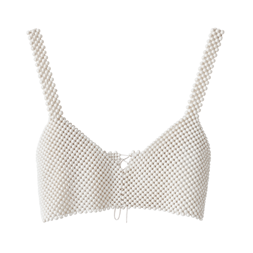 Pearl Sculpt Bralette front view