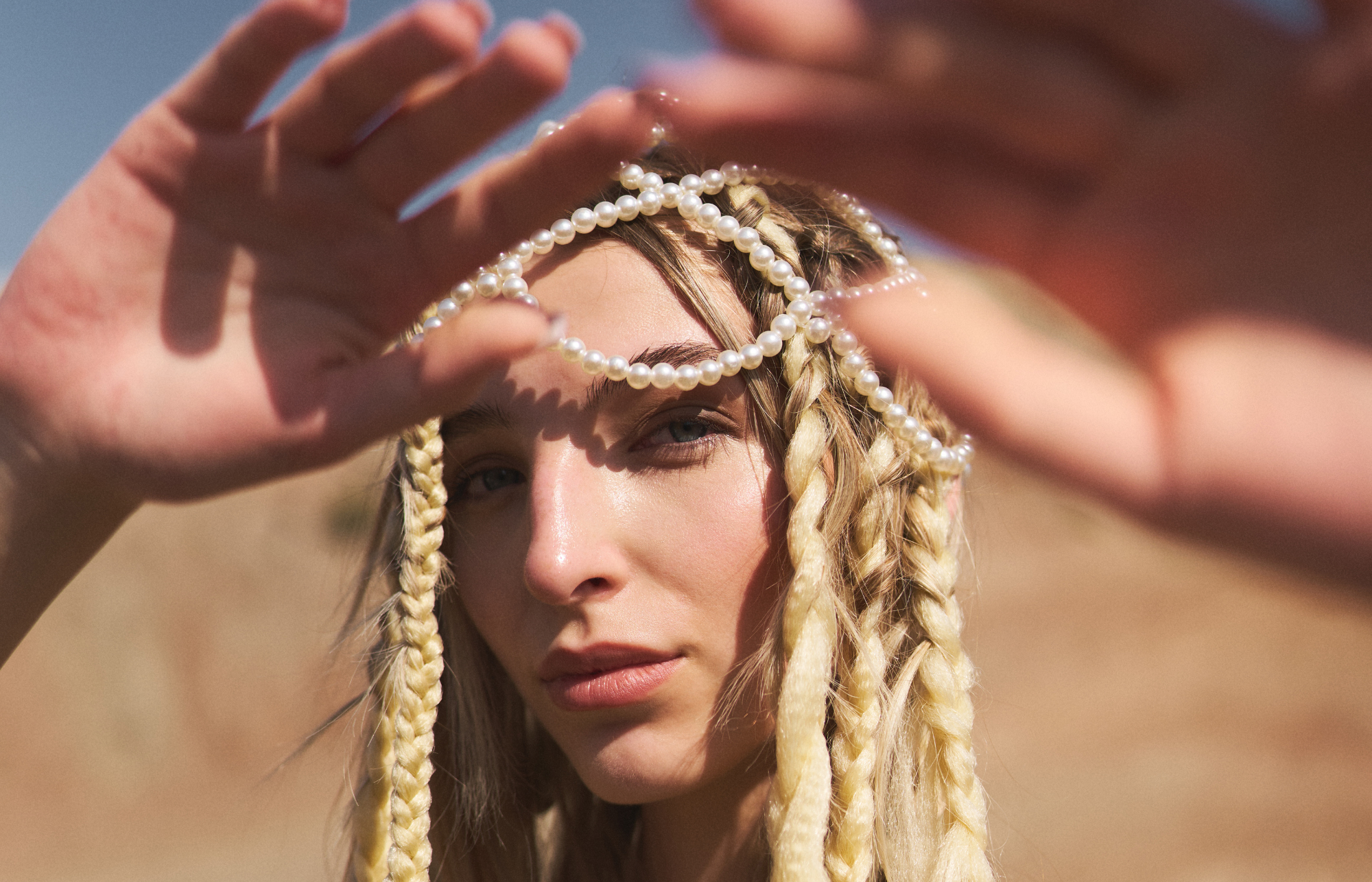 bridal pearl headpiece elegant handmade accessory