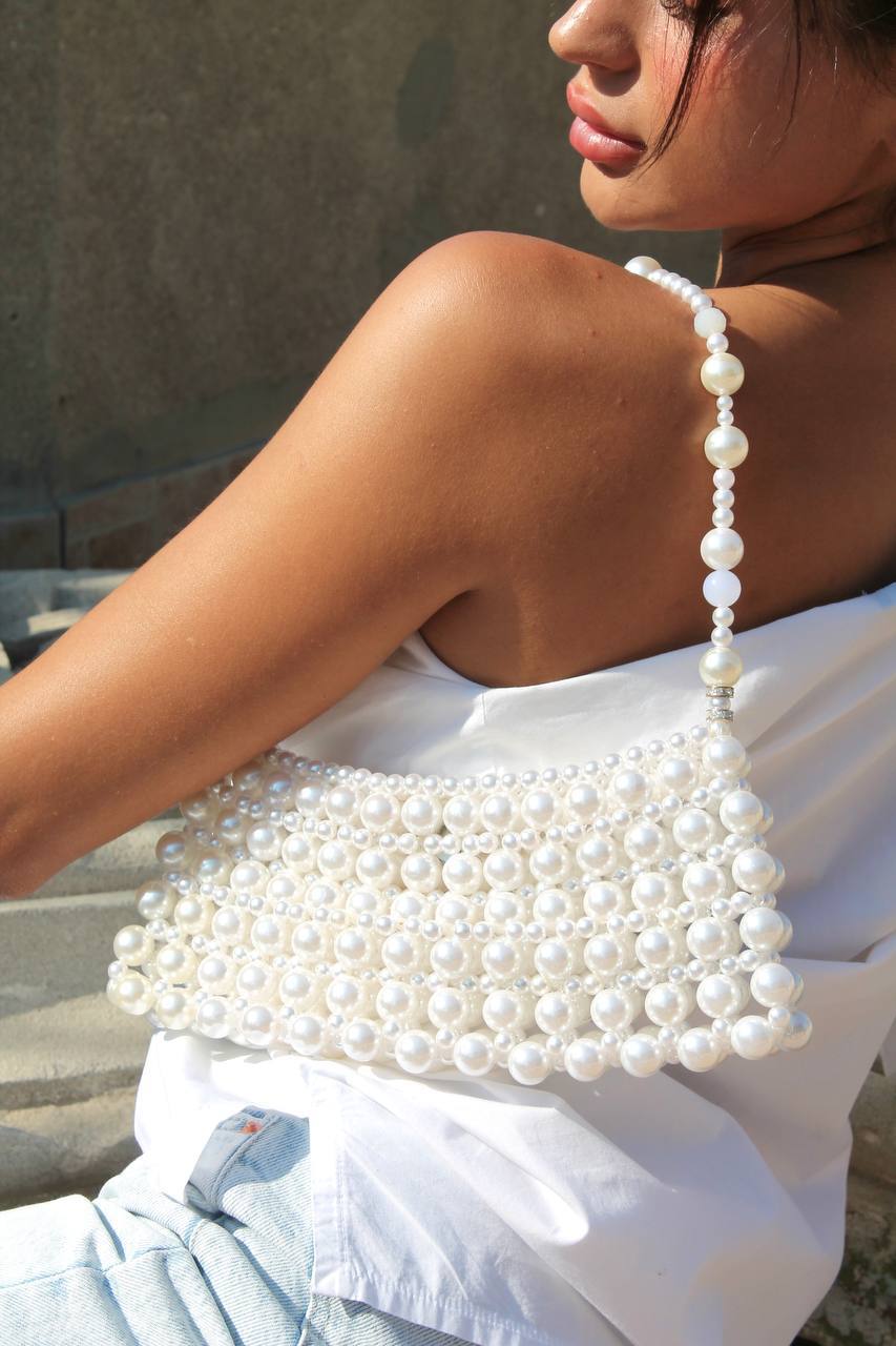 Elegant fashion handbag detail close‑up